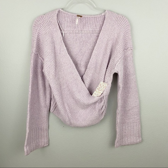 Free People • Sensual Wrap Sweater - Picture 2 of 7